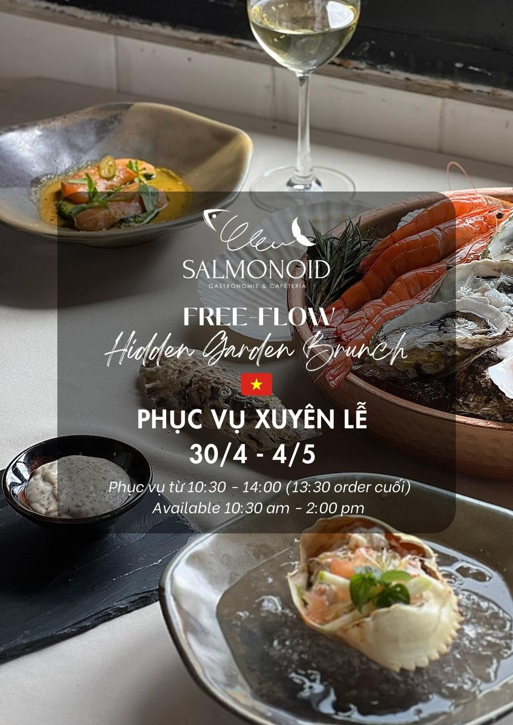 Salmonoid Vẫn Đang Phục Vụ Brunch Dịp Lễ này