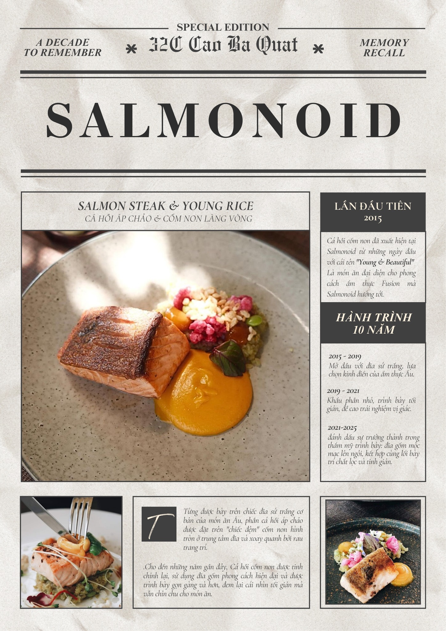 Memory Recall: Salmon & Young Rice | Salmonoid