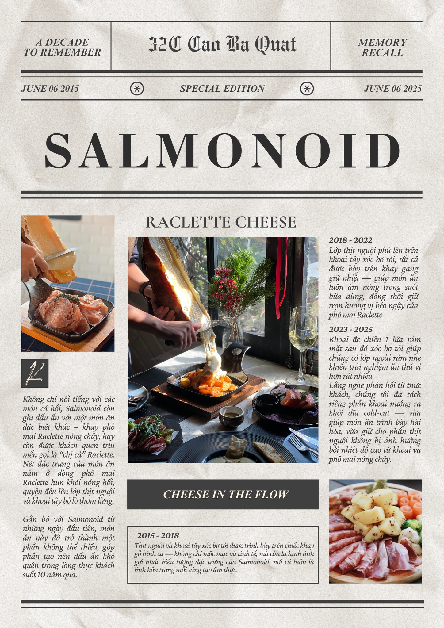 Memory Recall: Raclette Cheese | Salmonoid