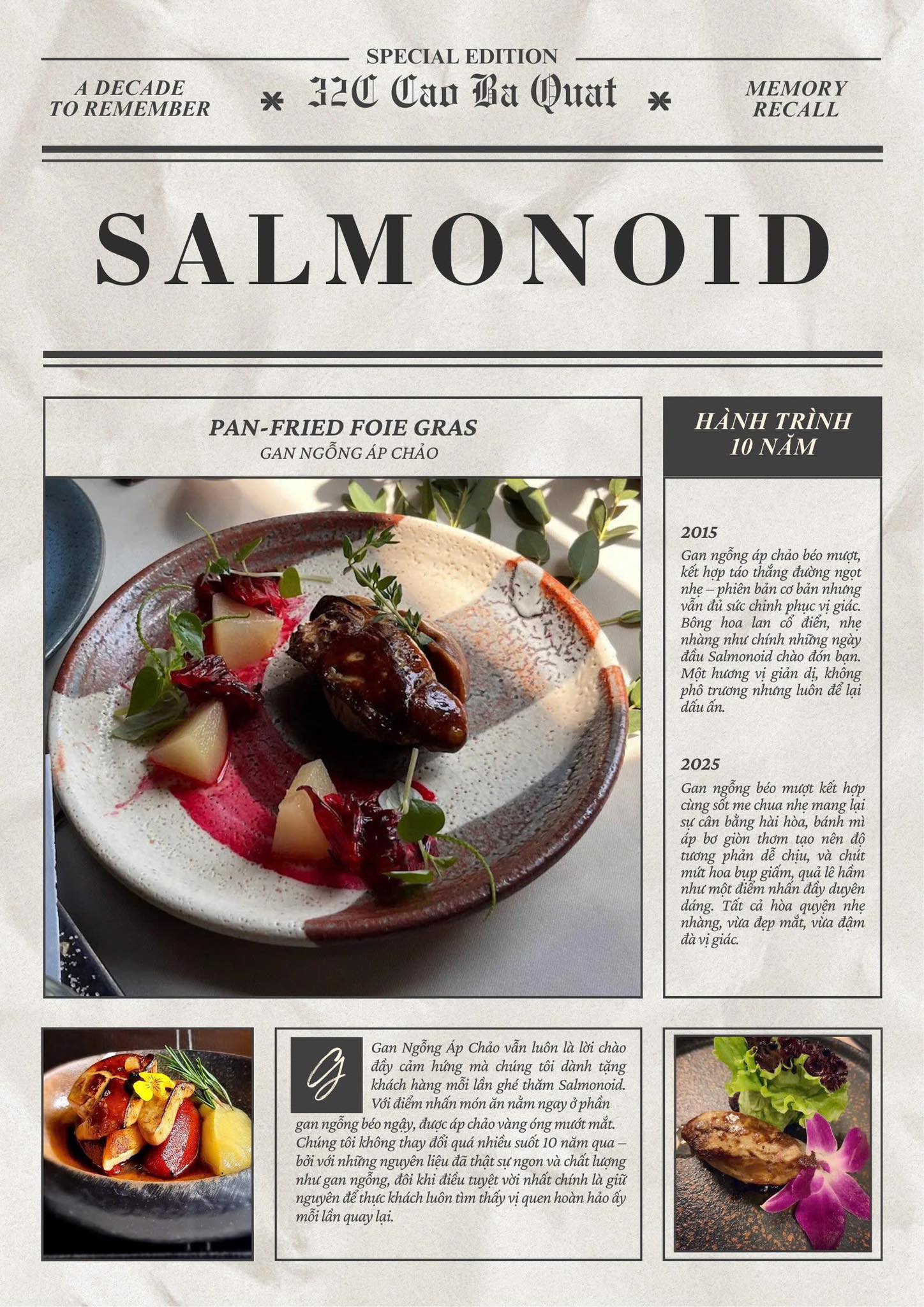 Memory Recall: Foie Gras | Salmonoid