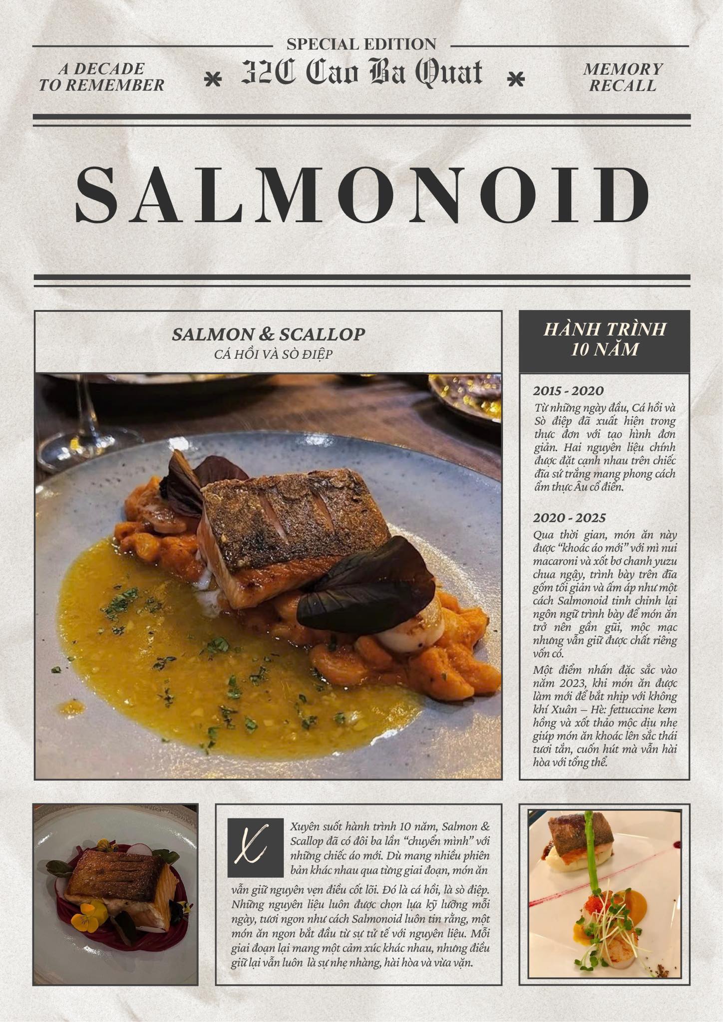 Memory Recall: Salmon & Scallop | Salmonoid